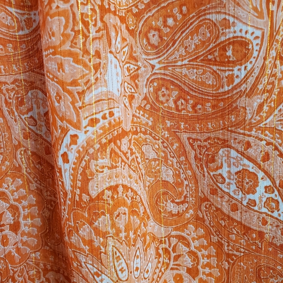 Michael Kors Paisley-Print Off-The-Shoulder Top - Picture 12 of 15